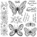 Gemini Ornate Screen Stamp and Die - Butterfly Delight