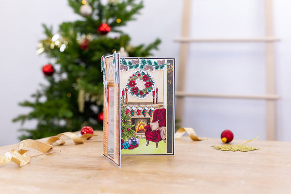 Gemini Christmas 3D Scene Builder Stamp and Die - Festive Embellishments