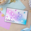Gemini Confetti Border Elements Die - Party Time