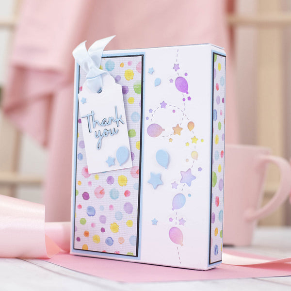 Gemini Confetti Border Elements Die - Party Time