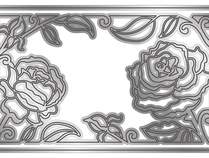 Gemini Create-a-card Paper Piecing Die – Radiant Roses