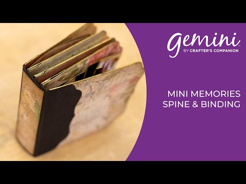 Gemini Mini Memories Die - Spine and Binding