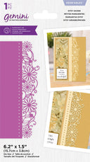 Gemini Edgeable Timeless Border Die - Ditsy Daisies