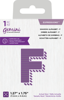 Gemini Expressions Die - Shadow Alphabet F