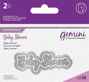 Gemini Expressions Metal Die - Baby Shower