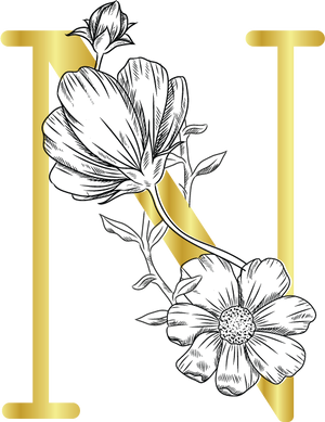 Gemini FOILPRESS Expressions Large Stamp and Die Set - Letter N