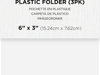 Gemini II Mini Accessories - Plastic Folder - 3 pack