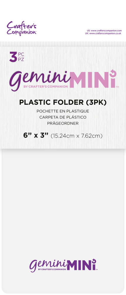 Gemini II Mini Accessories - Plastic Folder - 3 pack