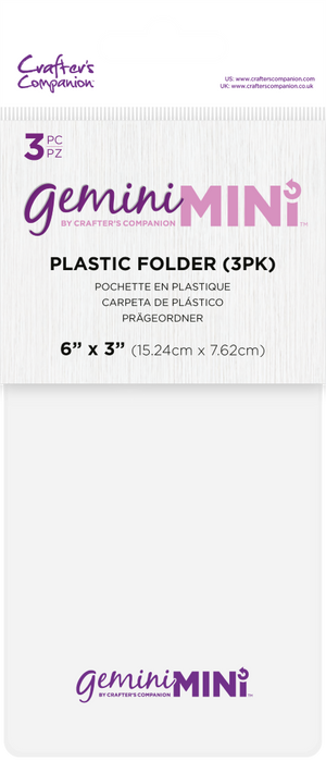 Gemini II Mini Accessories - Plastic Folder - 3 pack