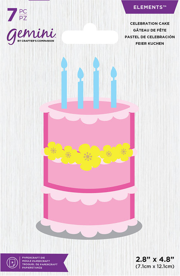 Gemini Mini Elements Die - Celebration Cake