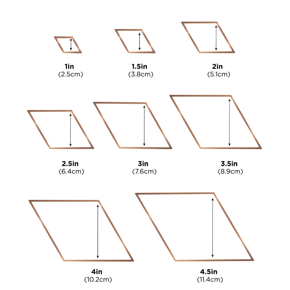 Gemini Multi Media Patchwork Dies - 60mm Diamonds