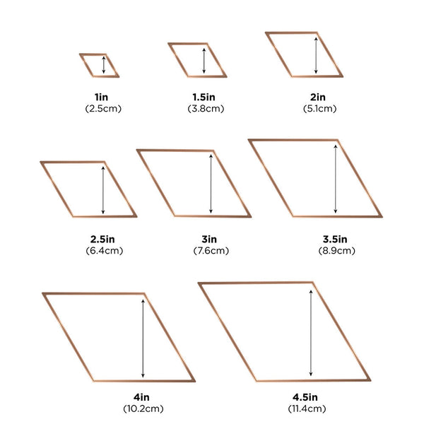 Gemini Multi Media Patchwork Dies - 60mm Diamonds