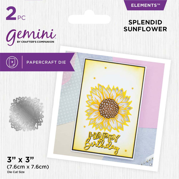 Gemini Statement Cut In and Out Die - Splendid Sunflower