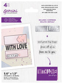 Gemini Word Cut In Stamp & Die Selection