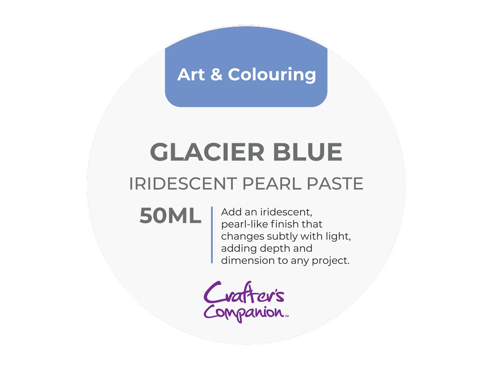 Crafters Companion Iridescent Pearl Paste Glacier Blue