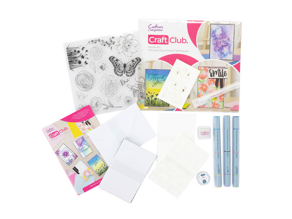 CC Monthly Craft Club- AS3- Aqua Techniques