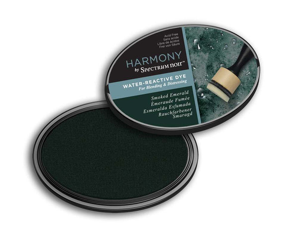 Harmony by Spectrum Noir Water Reactive Dye Inkpad - Smoke Emerald