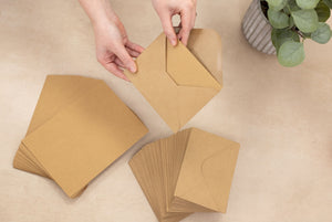 Crafter's Companion 5"x 7" Kraft Card & Envelopes - 100 Piece