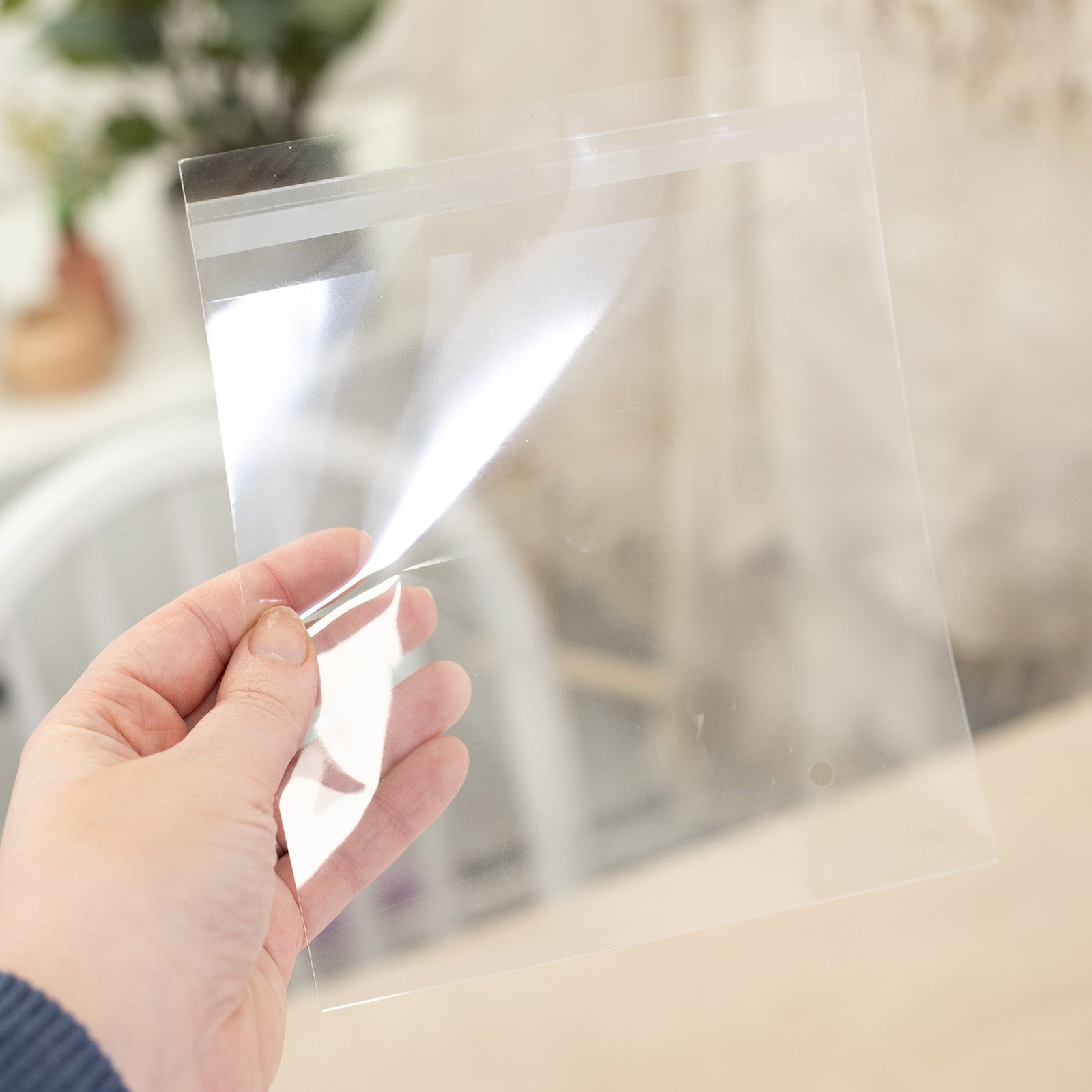 Crafter's Companion 6" x 6" Self Seal Cello Bags - 50 Pack