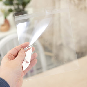 Crafter's Companion 6" x 6" Self Seal Cello Bags - 50 Pack