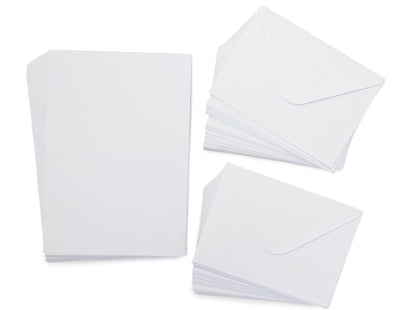Crafter's Companion - 5"x7" White Card & Envelopes 50pk