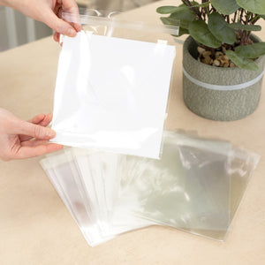 Crafter's Companion 6" x 6" Self Seal Cello Bags - 50 Pack