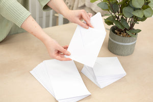 Crafter's Companion - 5"x5" White Card & Envelope 50pk