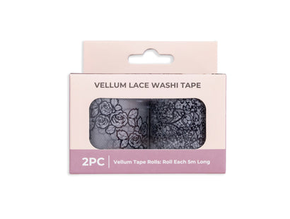 Sara Signature Thorn & Bloom - Vellum Lace Washi Tape