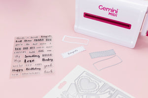 Hands and Banners Celebration Stamp & Metal Die Set