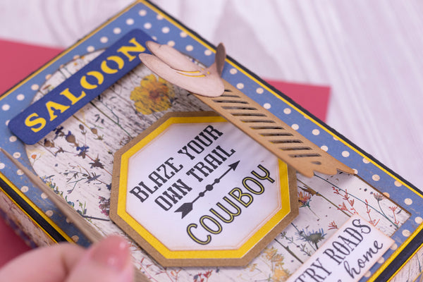 Western Collection Clear Acrylic Stamp - Rootin’ Tootin’