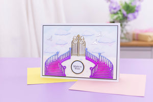 Crafter’s Companion Stamp, Die & Stencil - Staircase Scene