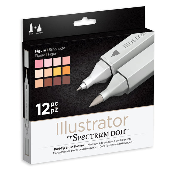 Spectrum Noir-Illustrator 12pc-Figure & Portrait