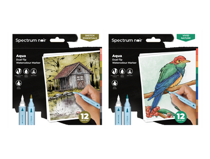 Spectrum Noir Aqua Markers 24pc Collection