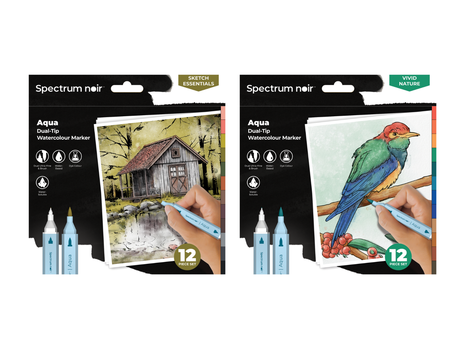 Spectrum Noir Aqua Markers 24pc Collection