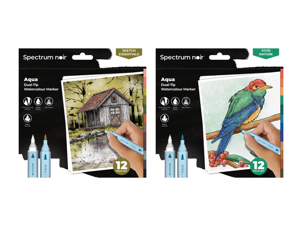 Spectrum Noir Aqua Markers 24pc Collection