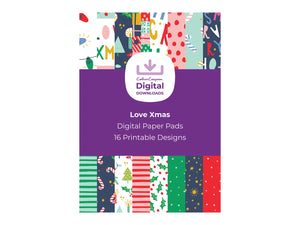 Violet Studios Love Xmas - Digital Paper Pad