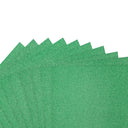 Crafter's Companion Glitter Card 10 Sheet Pack - Xmas Green