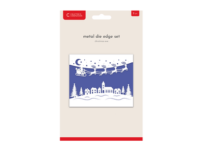 Crafter's Companion Metal Die Edge Set - Christmas Eve