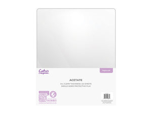 Crafter's Companion A4 Acetate Pack – 24 Sheets