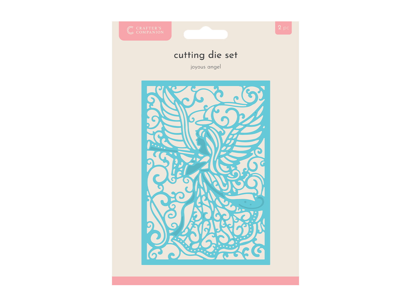 Crafter Companion Joyous Angel Metal Die Create-a-Card - Joyous Angel  