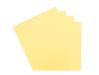 Arden Creative Studio Premium Cardstock Canary Yellow 12" x 12" - 20 Pack