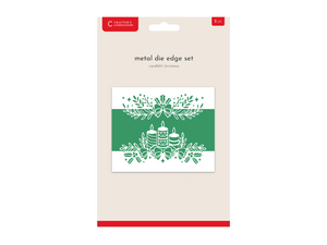 Crafter's Companion Metal Die Edge Set - Candlelit Christmas