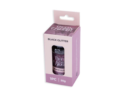 Sara Signature Thorn & Bloom - Black Glitter