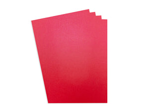Crafter's Companion A4 Red Pearl Card - 20 Sheets