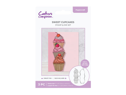 Cupcake Stack Stamp & Metal Die