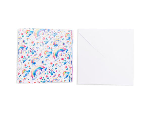 Paper Dienamics Rainbow Fairies Card & Envelopes