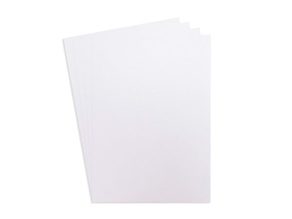 Crafter's Companion A4 White Pearl Card - 20 Sheets