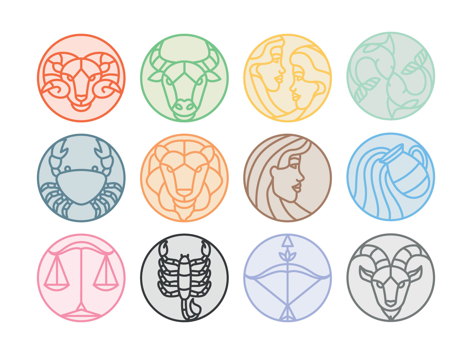 Zodiac Mini Metal Die Set