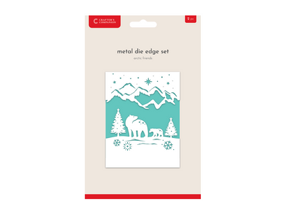 Crafter's Companion Metal Die Edge Set - Arctic Friends