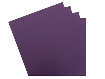 Arden Creative Studio Premium Cardstock Aubergine Purple 12" x 12" - 20 Pack